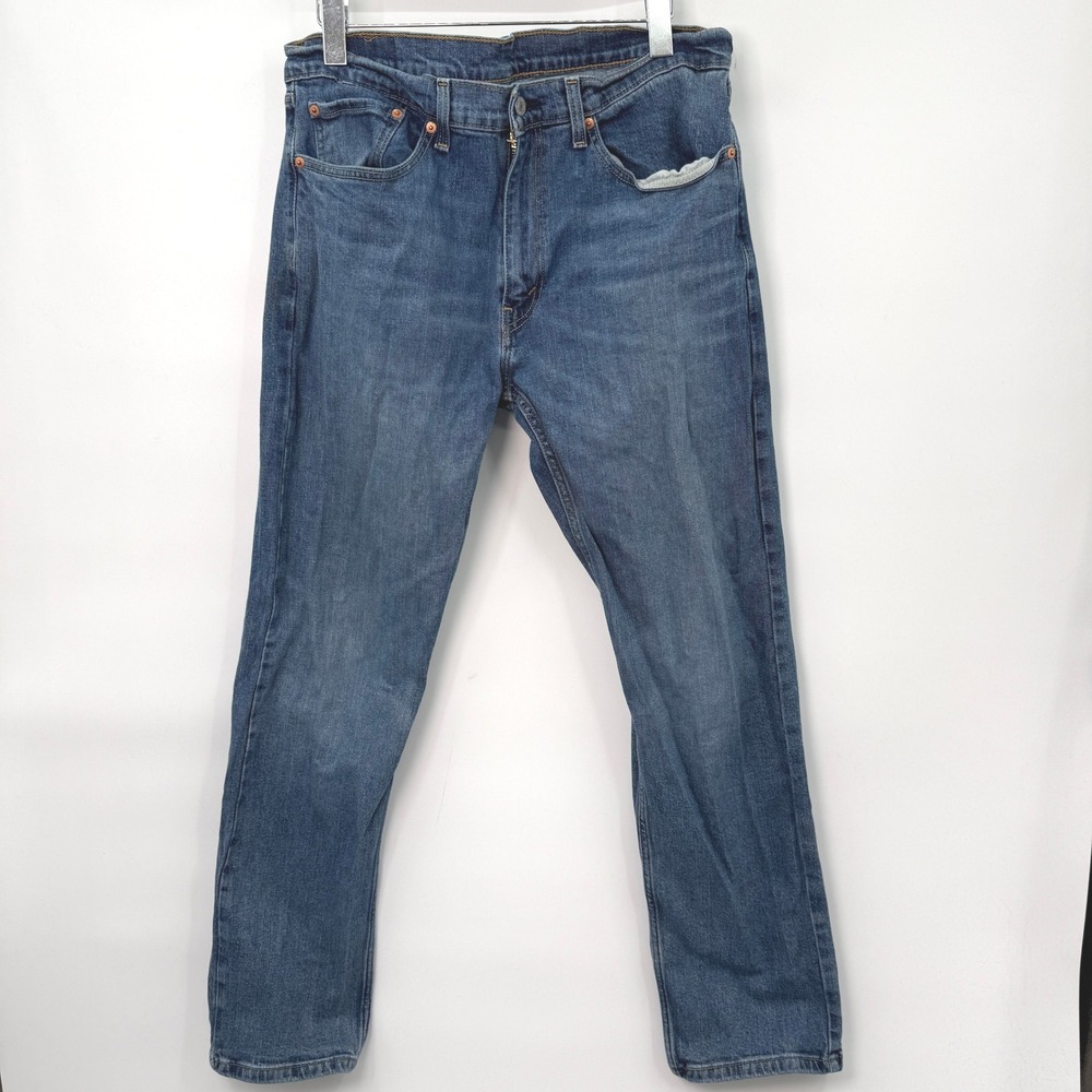 Levi‎ 505 Regular Fit Jeans Mens W36 L32  Straight Leg Workwear Americana Casual